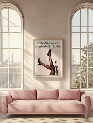 girly wall art, Trendy Newspaper Print Wall Art - Trendy wall art  girly wall art -Newspaper print