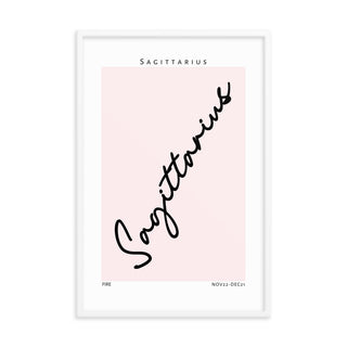 Sagittarius Zodiac FRAMED WALL ART POSTER