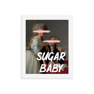 SUGAR BABY FRAMED WALL ART POSTER PRINT