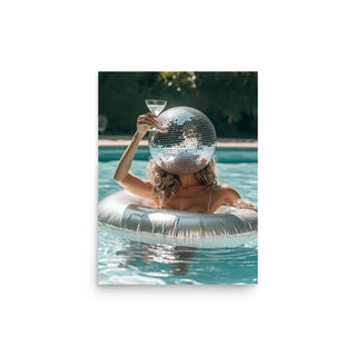 Disco pool poster