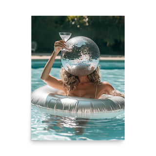 Disco pool poster