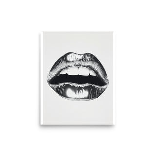 Metallic lips Poster