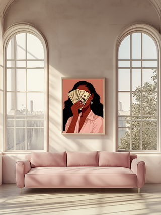 Rich Girl Poster print