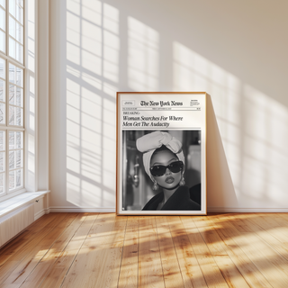Woman searches for where men get the audacity trendy newspaper print wall art - girly wall art, Trendy Newspaper Print Wall Art - The less you give a damn, the happier you will be - Trendy wall art  girly wall art -Newspaper print