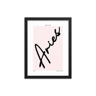 Aries Zodiac FRAMED WALL ART POSTER