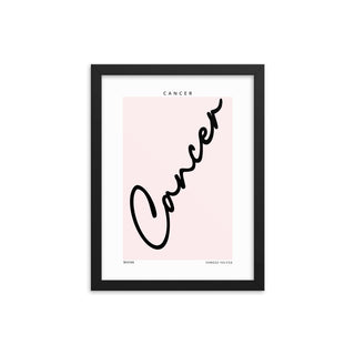 Cancer Zodiac FRAMED WALL ART POSTER