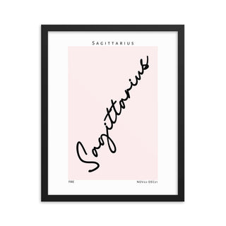 Sagittarius Zodiac FRAMED WALL ART POSTER