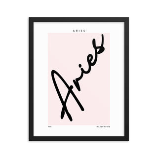 Aries Zodiac FRAMED WALL ART POSTER