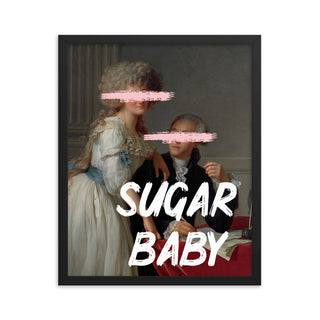 SUGAR BABY FRAMED WALL ART POSTER PRINT