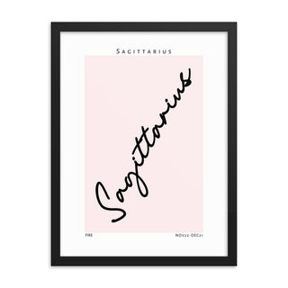 Sagittarius Zodiac FRAMED WALL ART POSTER