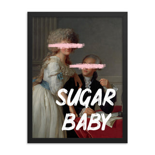 SUGAR BABY FRAMED WALL ART POSTER PRINT