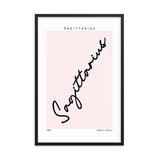 Sagittarius Zodiac FRAMED WALL ART POSTER