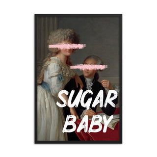 SUGAR BABY FRAMED WALL ART POSTER PRINT