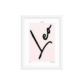 Leo Zodiac FRAMED WALL ART POSTER