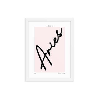 Aries Zodiac FRAMED WALL ART POSTER