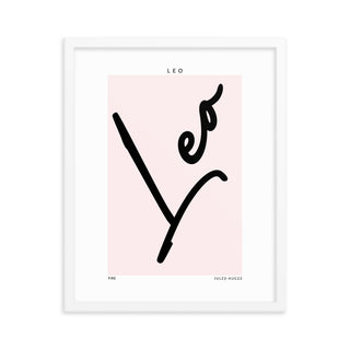 Leo Zodiac FRAMED WALL ART POSTER