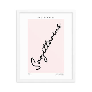 Sagittarius Zodiac FRAMED WALL ART POSTER