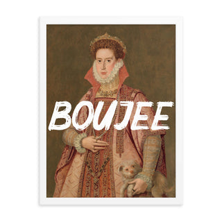 Boujee Preppy FRAMED WALL ART POSTER PRINT