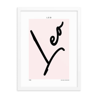 Leo Zodiac FRAMED WALL ART POSTER