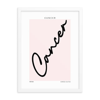 Cancer Zodiac FRAMED WALL ART POSTER