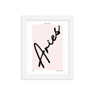 Aries Zodiac FRAMED WALL ART POSTER