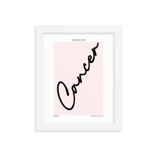 Cancer Zodiac FRAMED WALL ART POSTER